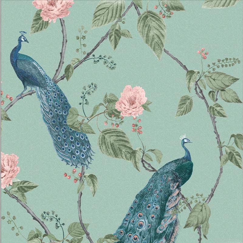 Graham u0026 Brown Resplendence Navy Wallpaper