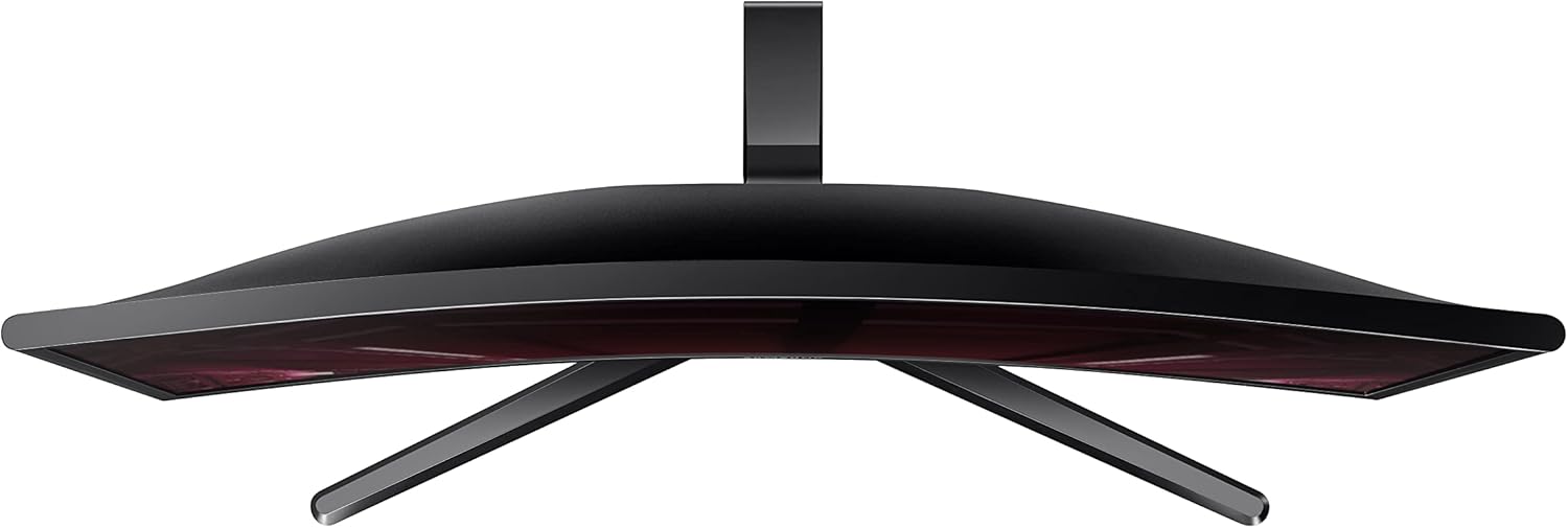 SAMSUNG 24" CRG5 Curved Gaming Monitor, 144Hz, 4ms, Exclusive Gamer Settings, AMD Radeon FreeSync, Eye Saver Mode, 3000:1 Contrast Ratio, Black (Renewed)