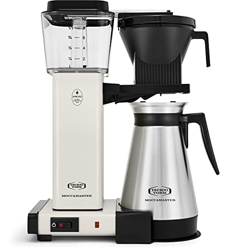 Technivorm Moccamaster 79317 KBGT thermal Carafe 10-Cup Coffee Maker 40 Ounce, Stone Grey 1.25l