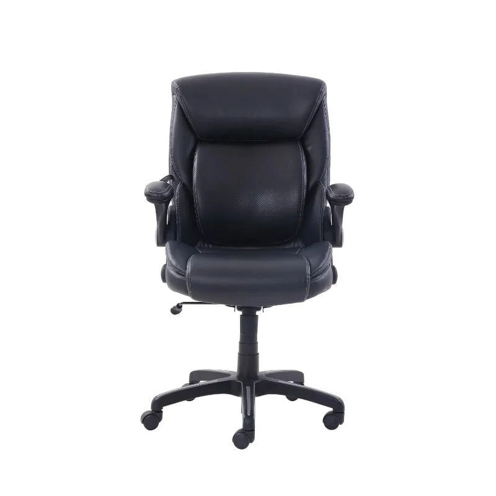 Serta Air Lumbar Bonded Leather Manager Office Chair, Black  Office Furniture  Office Chair  Ergonomic Chair  Gamer Chair