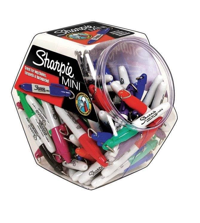 Sanford 35111 Sharpie Mini Fine 72 Count Assorted Canister