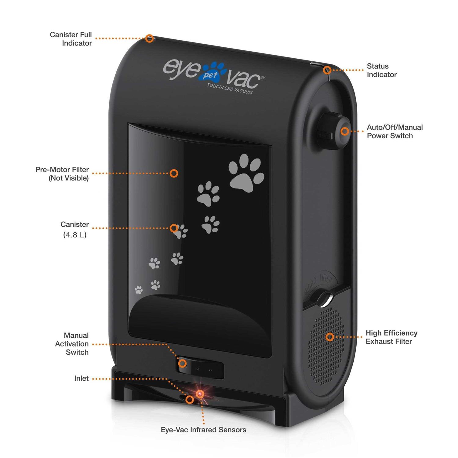 Eyevac Pet Touchless Vacuum - Pet Supplies online store