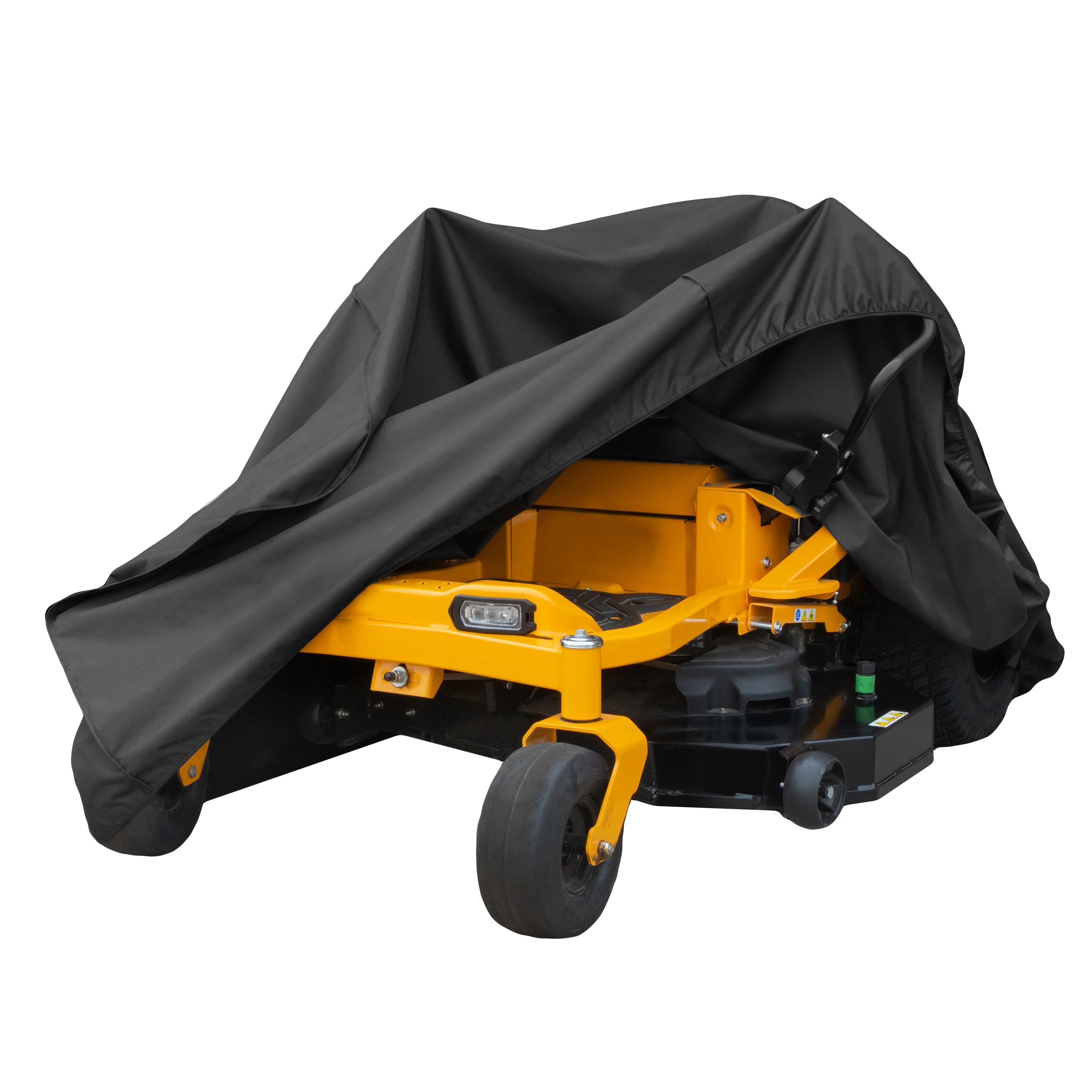 Modern Leisure Chalet Zero-Turn Lawnmower Cover, Fits Decks Up To 62", 82"L x 50"W x 47"H, Black