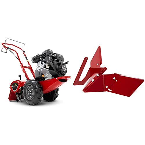 EARTHQUAKE Victory Rear Tine Tiller, Powerful 209cc 4-Cycle Viper Engine, Rugged Bronze Gear Transmission, Counter-Rotating Tines, Instant Reverse, Pneumatic Wheels, Model: 39381, Red/Black