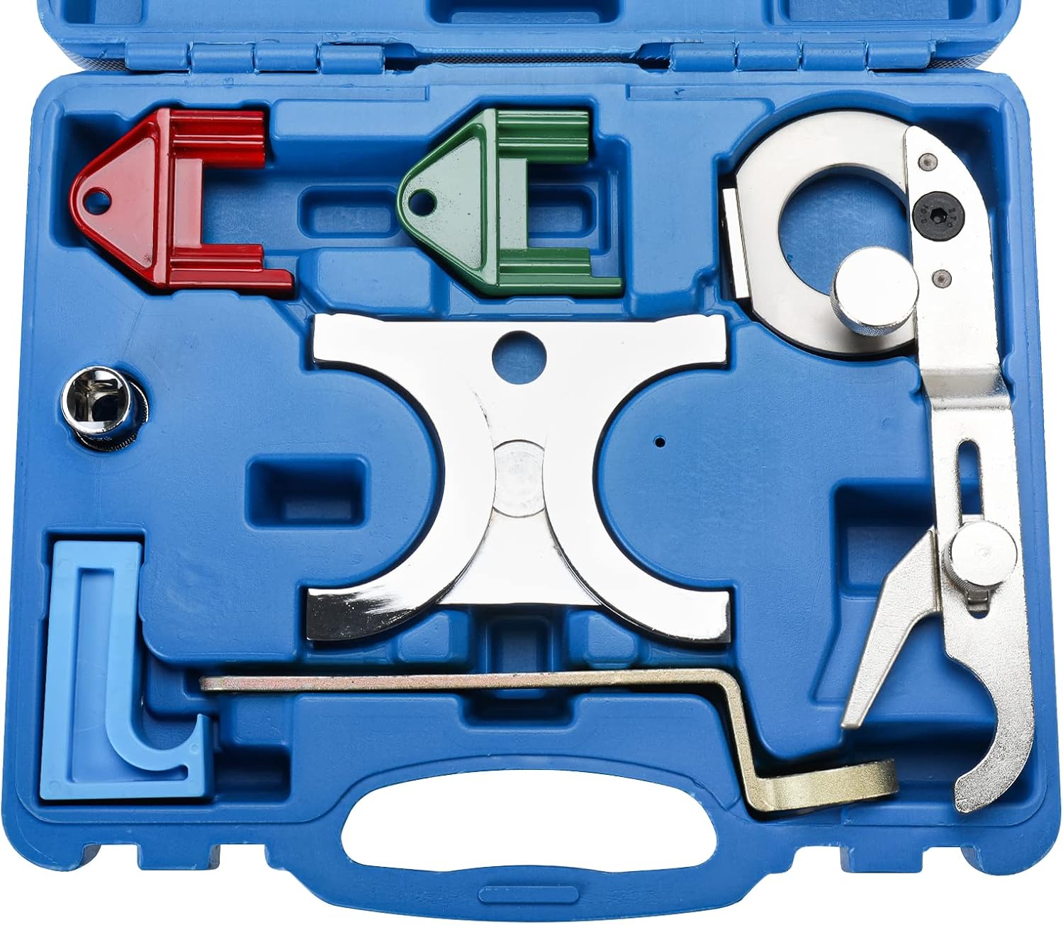 KUNTEC Petrol Engine Timing Locking Tool Set Compatible for GM & SAAB V6 3.0L and 3.2L Pack of 2