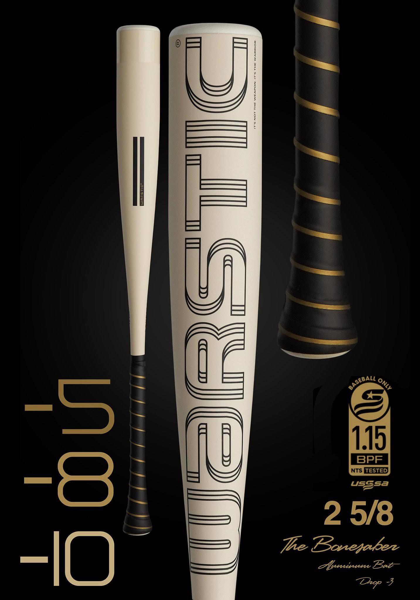 Warstic 2021 Bonesaber USSSA Metal Baseball Bat