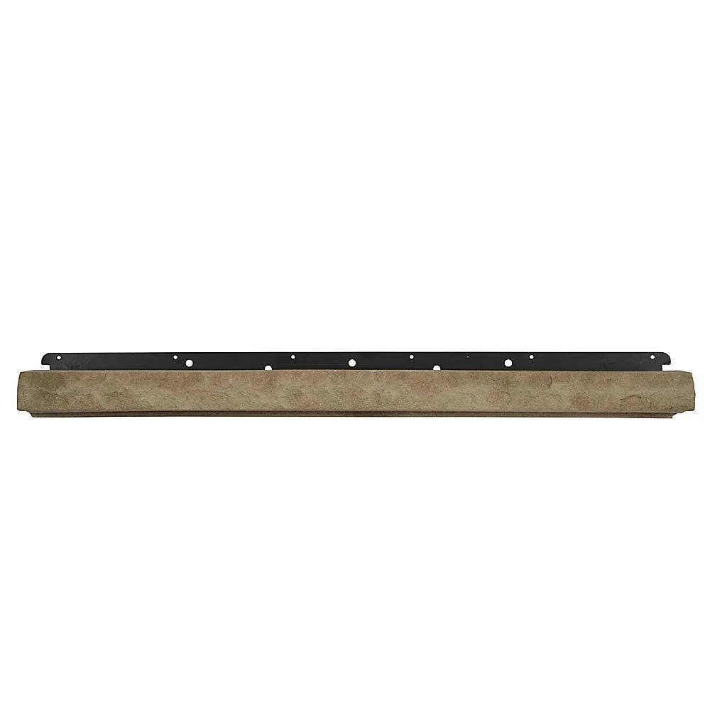 36 in. Versetta Stone Wainscot Cap Taupe (6-Pieces)