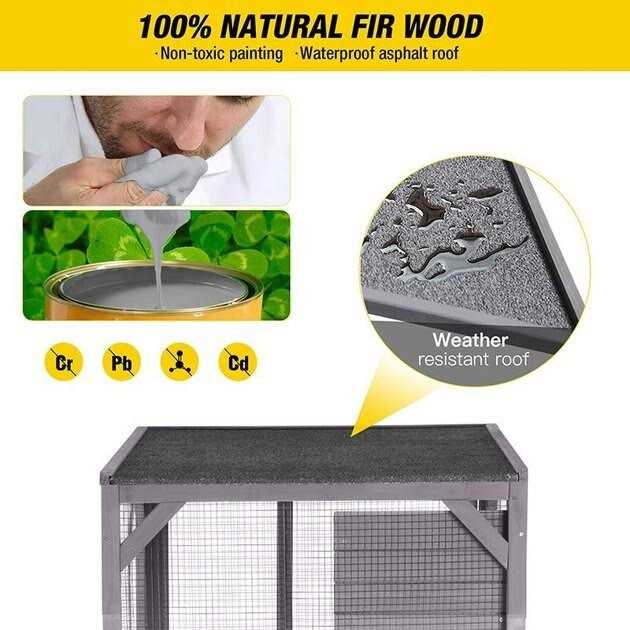 Aivituvin Cat House Outdoor Cat Catio AIR22 - Pet Supplies online store