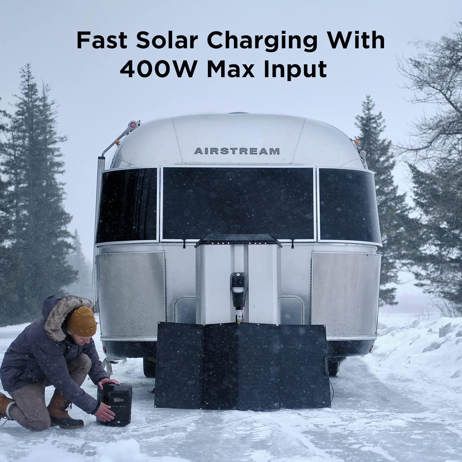 EF ECOFLOW Portable Power Station DELTA 1000, 1008Wh Solar Generator (Solar Panel Not Inluded) with 6 x 1600W(3100W Surge) AC Outlets, Solar Battery Station Made for Emergency, Home Backup, Outdoor Camping RV/Van