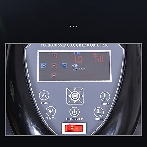 Professional Wall-Mount Standing Hair Dryer with LCD Display, 1250w Perm Color Processor Dryer Hair Hood Dryer Hair Salon Equipment