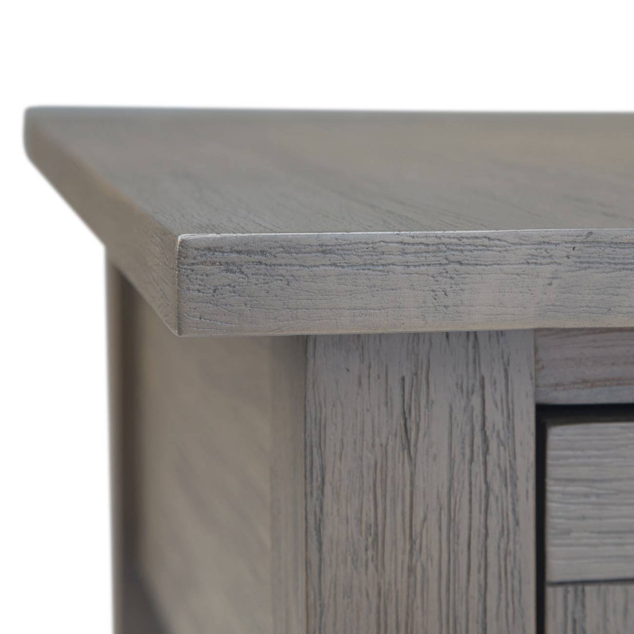 Wyndenhall Garret Solid Acacia Wood 14 inch Wide Rectangle Rustic Contemporary Narrow Side Table - 14x22 W x 24x22 D x 20x22 H