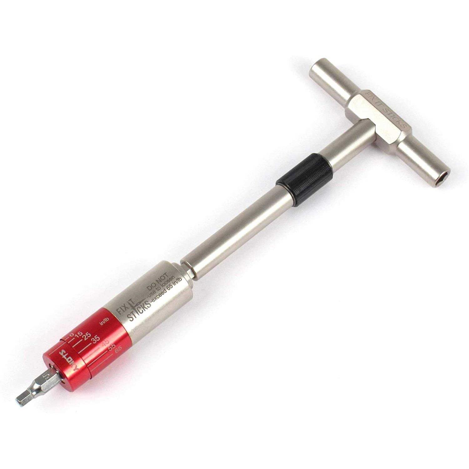 Fix It Sticks 15-65 Inch Lbs All-in-One Torque Driver Kit with Locking Ratcheting T-Way Wrench