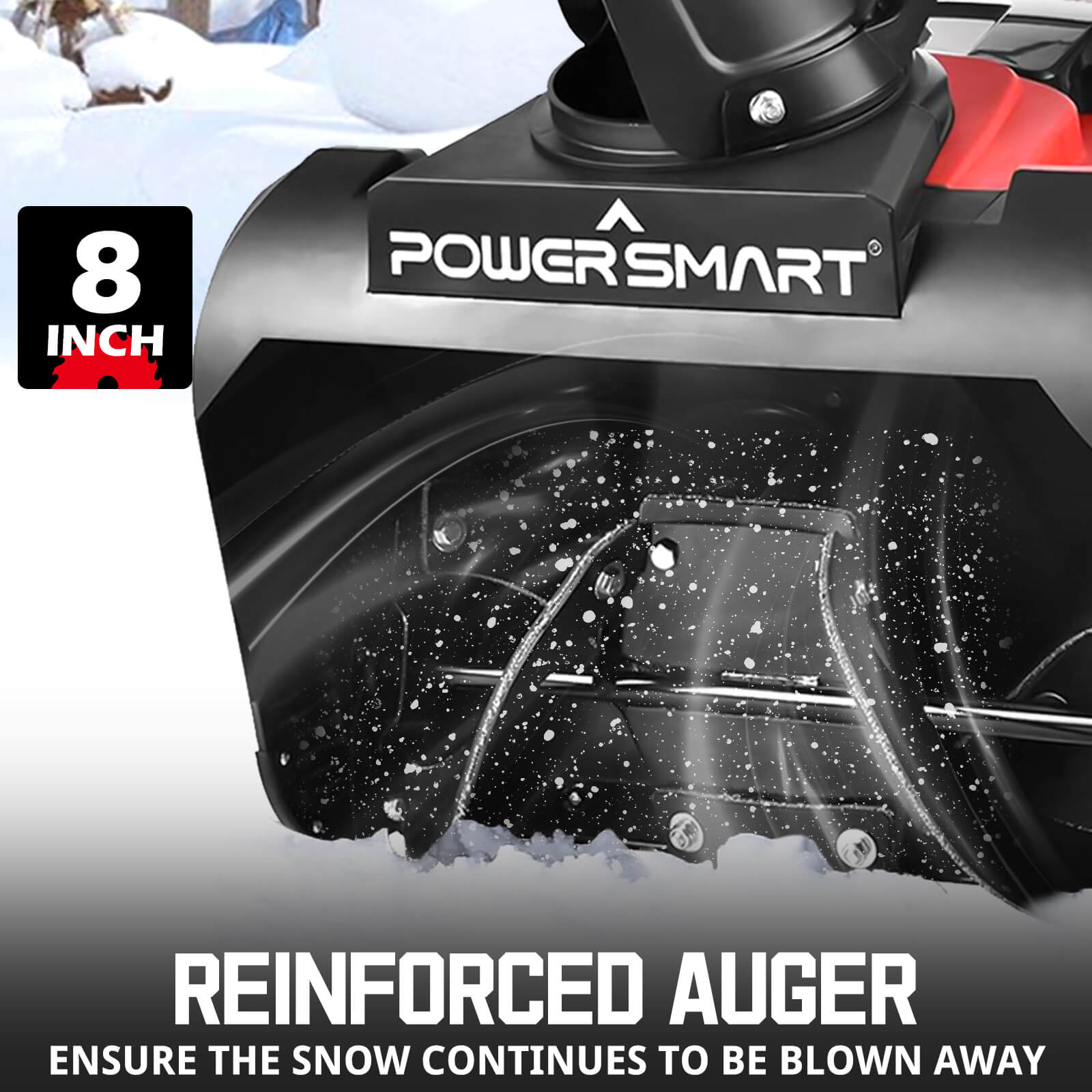 21” 212cc Single Stage Gas Snow Blower PSS1210M