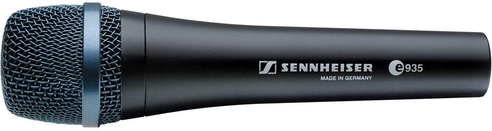 Sennheiser e935 Handheld Cardioid Dynamic Microphone Bundle with Mackie Mix5 5-Channel Compact Mixer & XLR Cable