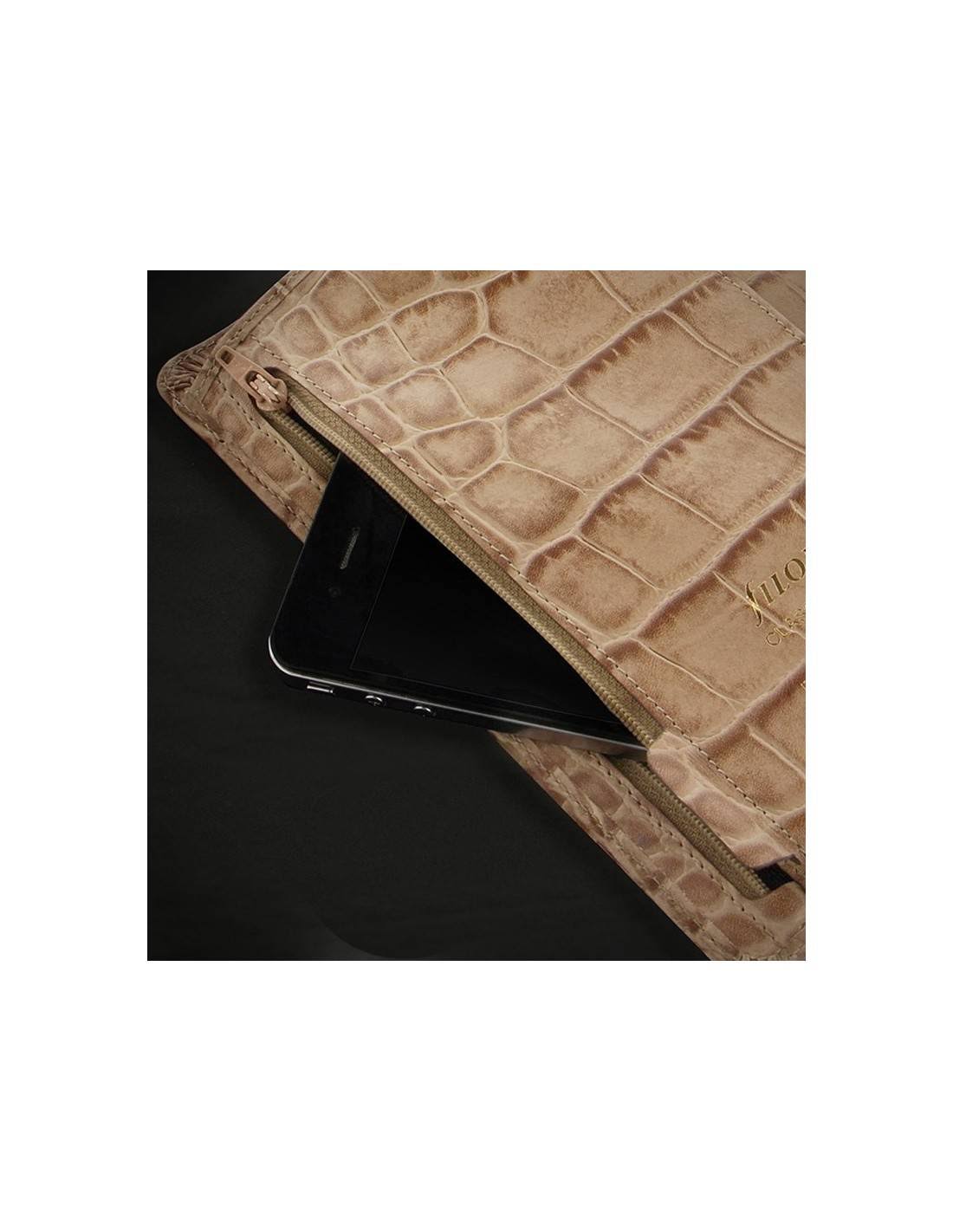 Filofax Classic Croc Fawn A5 Organizer