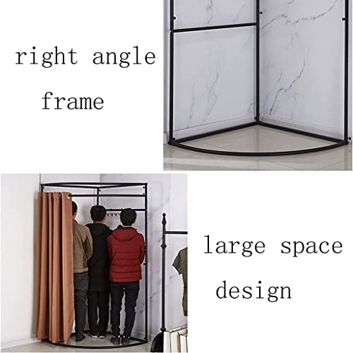 Portable Dressing Room Clothing Store Fitting Room Movable Changing Room for Privacy Protection and Room Divider Dressing Room Easy to Assemble Fitting Room