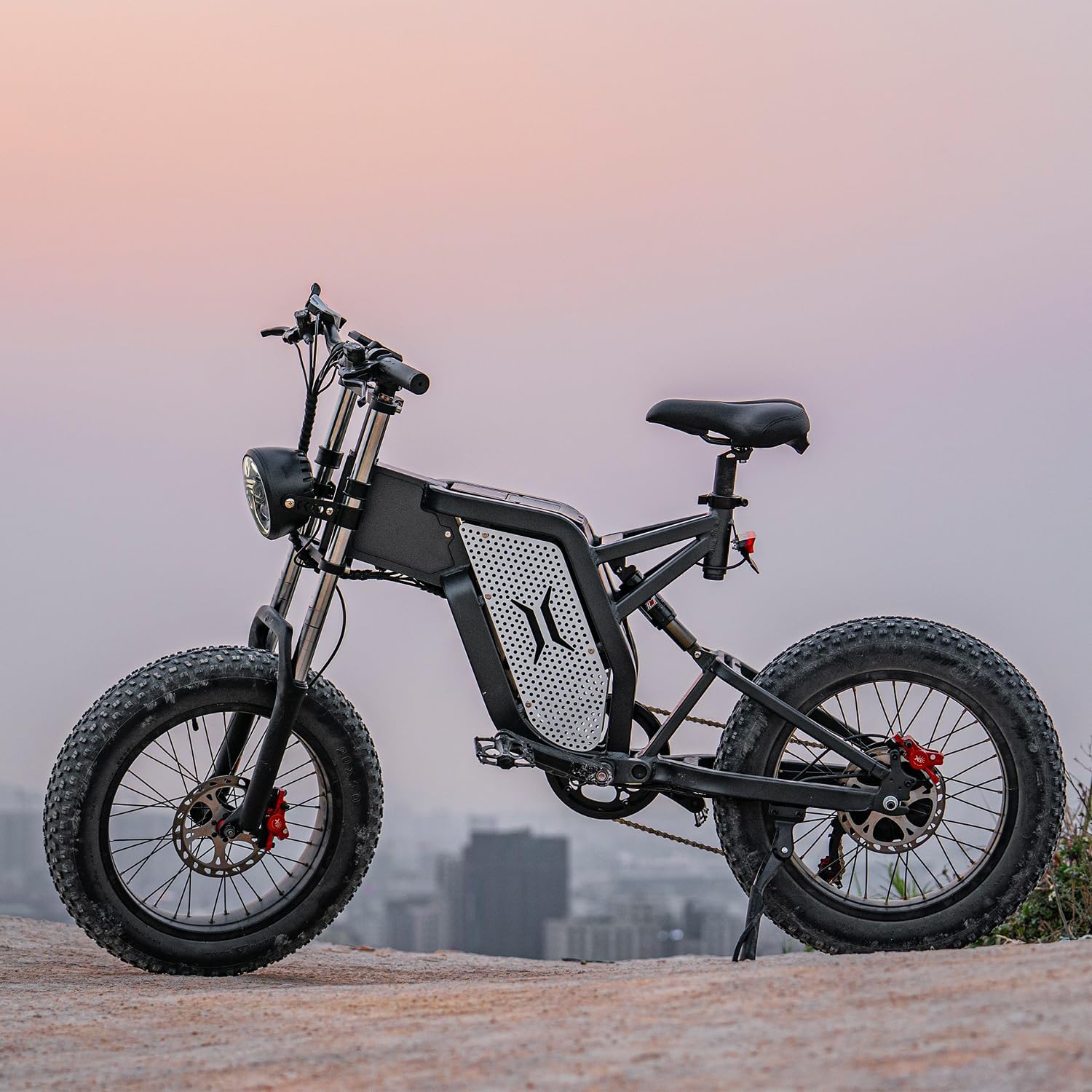 X20 Electric Bike for Adults 2000W 35AH Removable Battery 20" Mountain Electric Dirt Bike, 34MPH, 7-Speed, Dual Hydraulic Shock Absorbers, Commuting Electric Bicycle for Adults