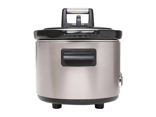 KitchenAid KSC6222ACS Slow Cooker with Easy Serve Glass Lid, 6 Quart, Cocoa Silver