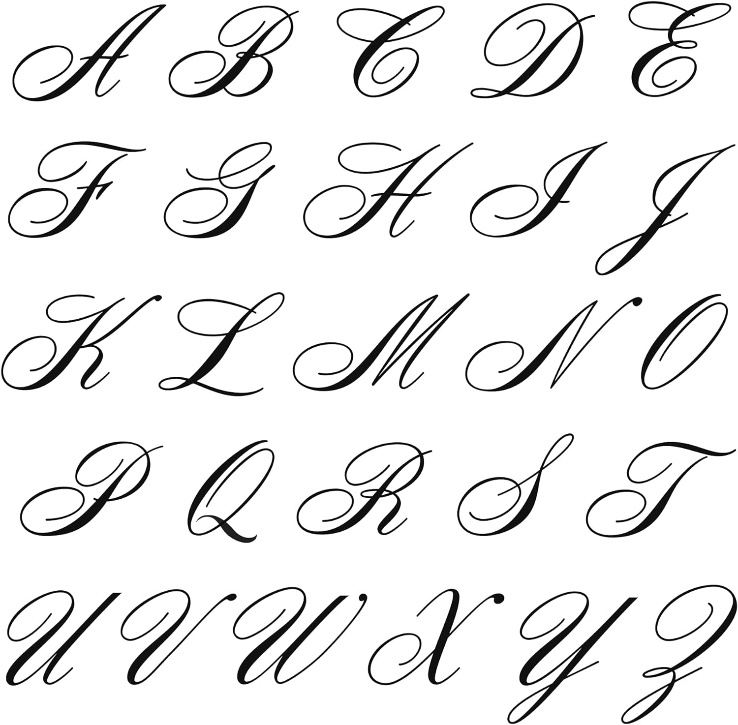Rose 46 Piece Flatware Set, Letter C, No Size, Silver
