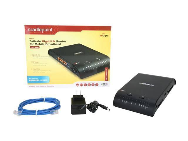 Cradlepoint FailSafe Gigabit N Router for Mobile Broadband Mbr1200