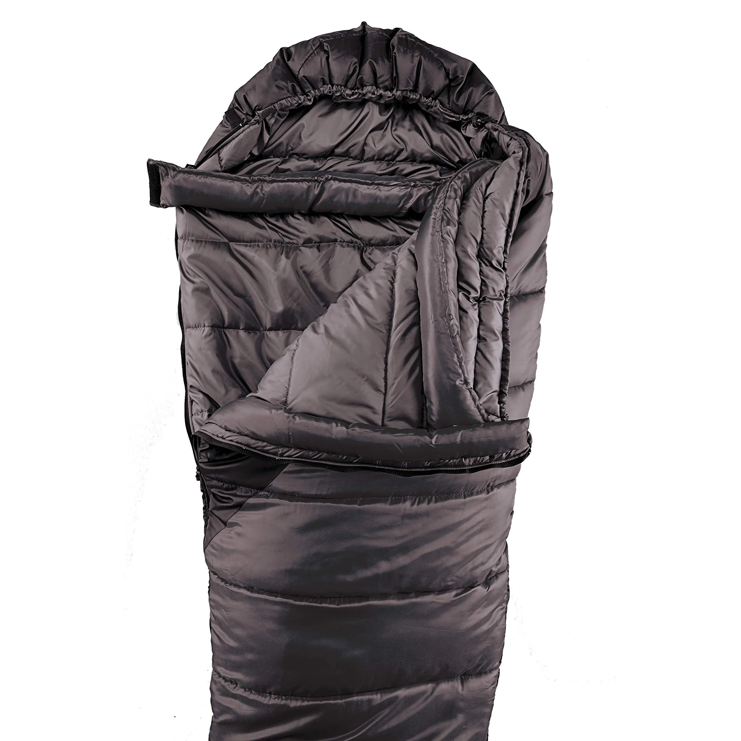 Coleman 0&amp;deg;F Mummy Sleeping Bag for Big and Tall Adults | North Rim Cold-Weather Sleeping Bag Olive