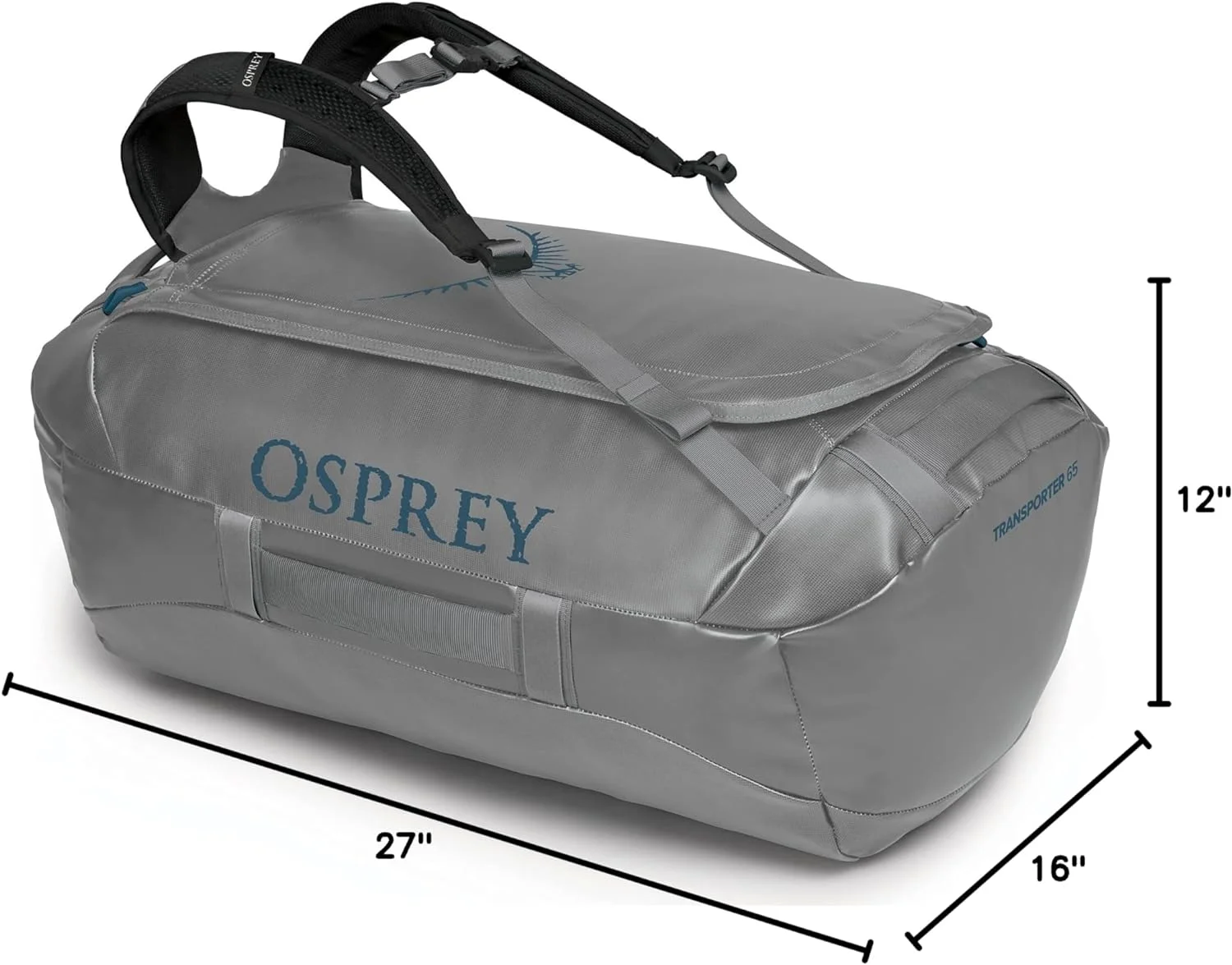 Osprey Transporter 65 Color: Smoke Grey, Size: O/S