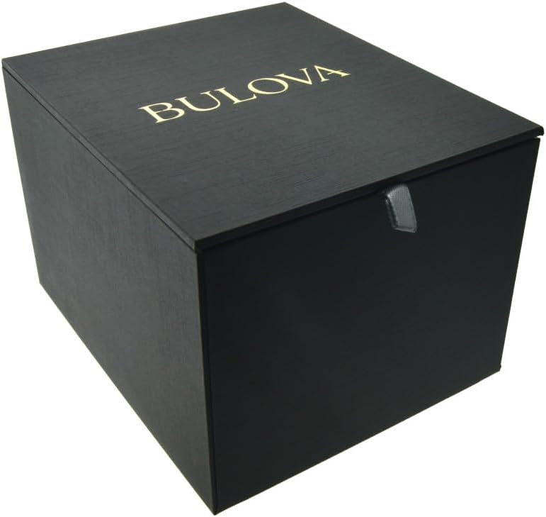 Bulova Men's Marine Star 'Series B' Silver Stainless Steel Quartz Watch, Blue Leather and Black Silicone Strap, 43mm Style: 96B419