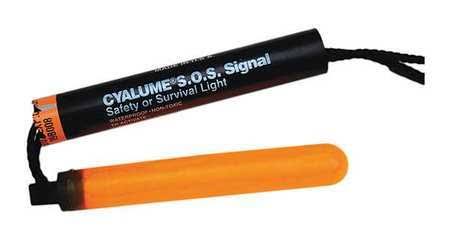 Chemlight by Cyalume Technologies 9-68260 Lightstick,Orange,1/2 Hr.,6 in. L,pk50