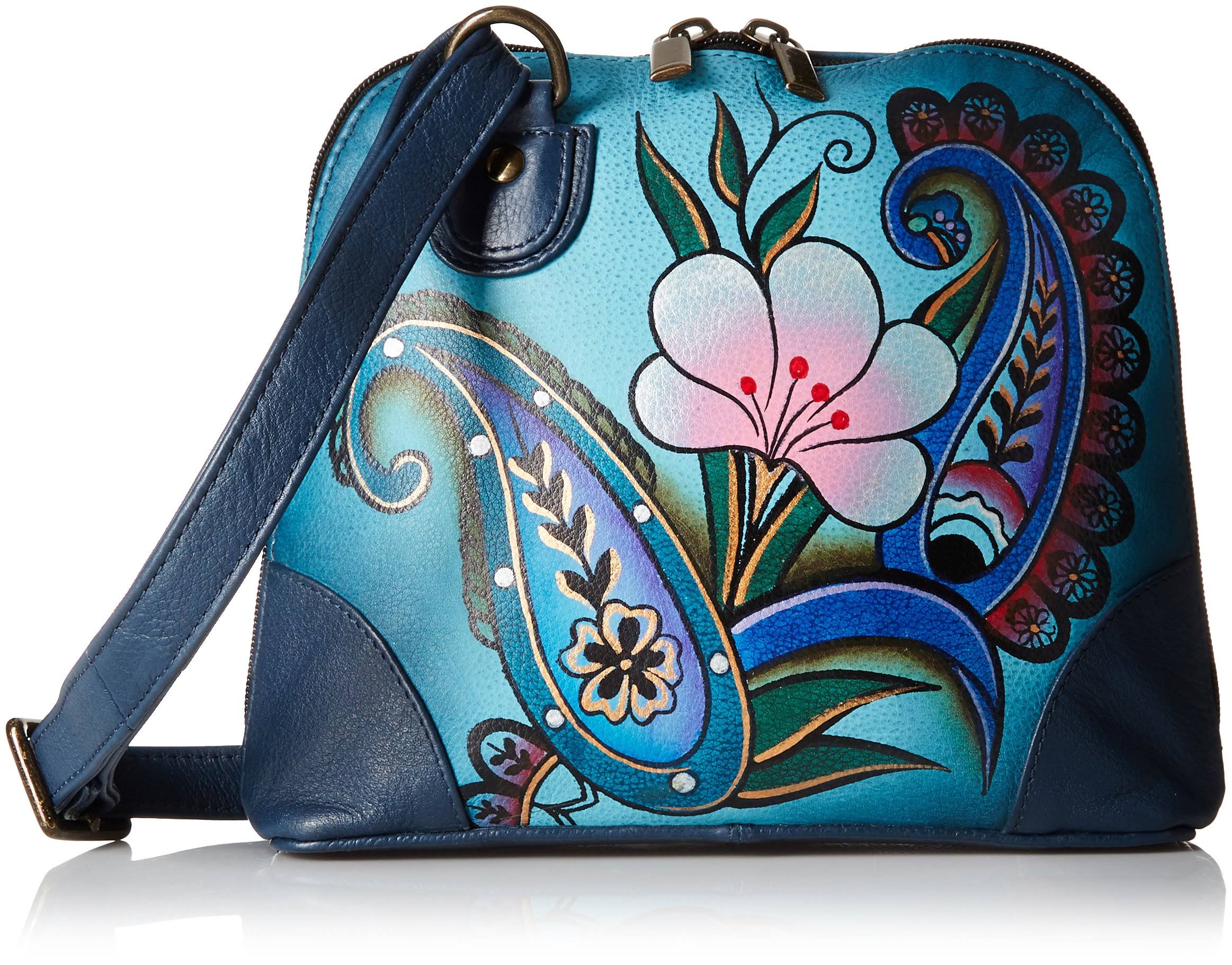 Anna by Anuschka Leather Small Multi Compartment Zip-Around Organizer