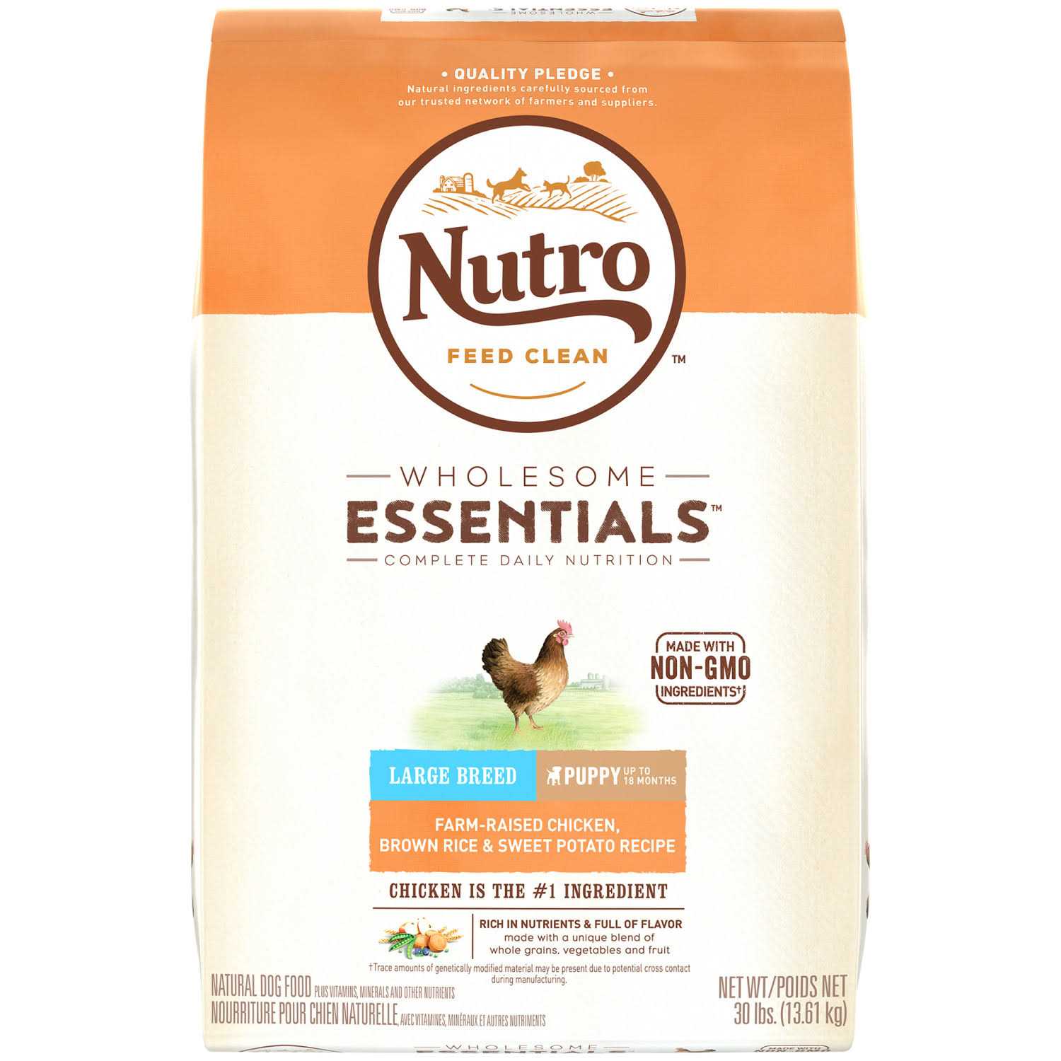 Nutro Natural Choice Chicken &amp; Brown Rice Large Breed Puppy Dry Dog Food - Pet Supplies online store