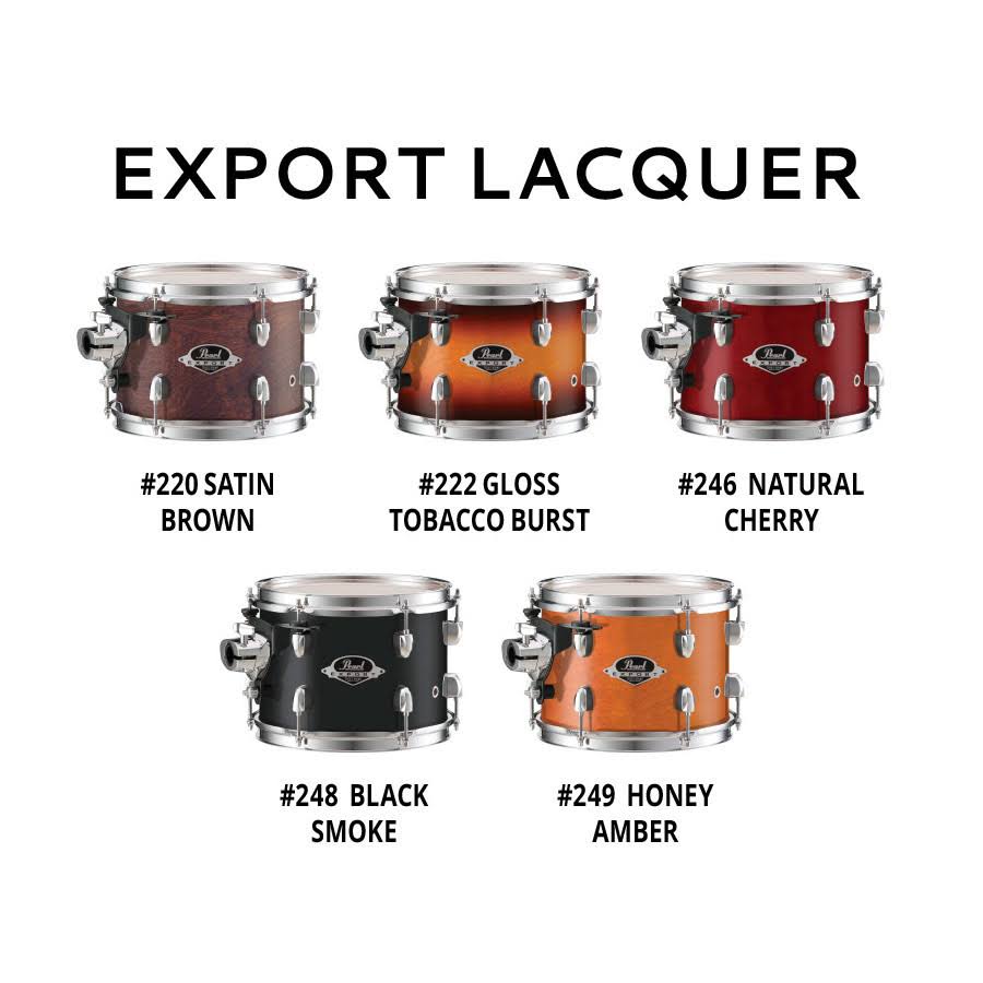 Pearl Export Lacquer 22X18 Bass Drum - Gloss Tobacco Burst