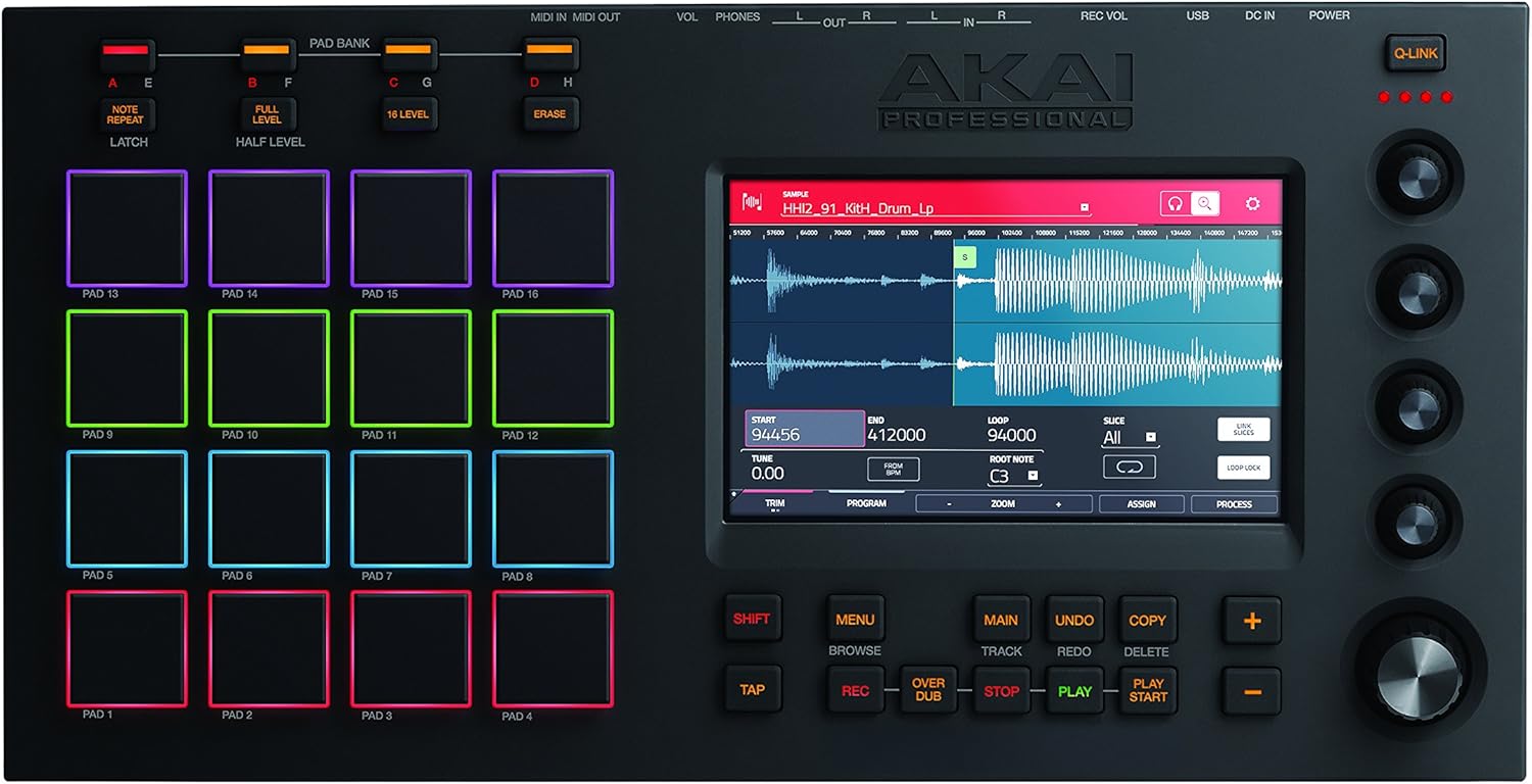 Akai Professional MPC Touch | Music Production Station with 7" Multi-Color Touchscreen