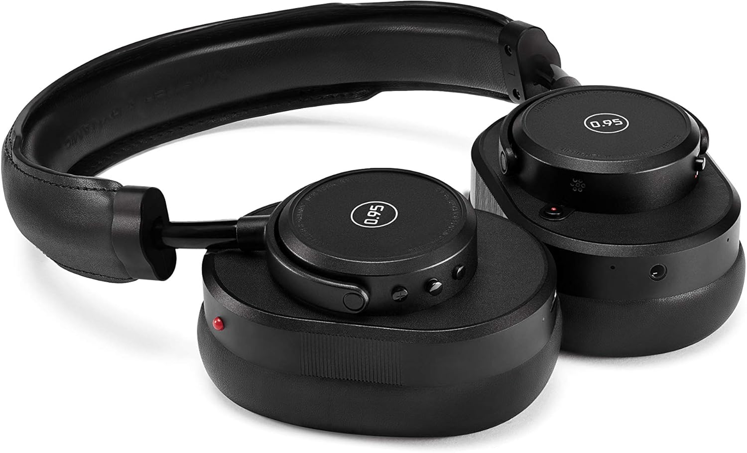 Master & Dynamic MW65 Active Noise-Cancelling (ANC) Wireless Headphones �C Bluetooth Over-Ear Headphones with Mic, Leica -Black