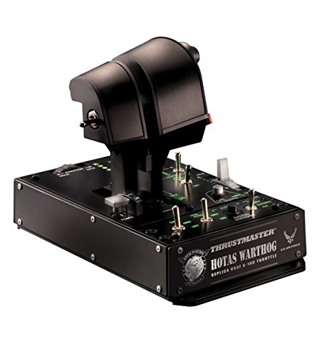 THRUSTMASTER FIghter Bundle - HOTAS Warthog Flight Stick Viper TQS Mission Pack TPR Pedals Worldwide Version (Compatible with PC)