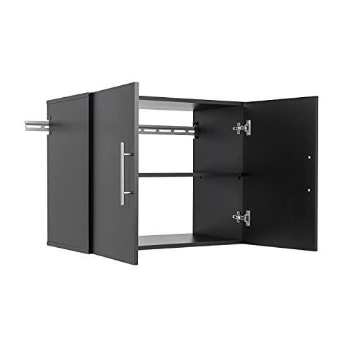 Prepac HangUps Upper Storage Cabinet - Elegant and Spacious Wall Cabinets to Maximize Your Storage, 36" Size, Classic White Finish