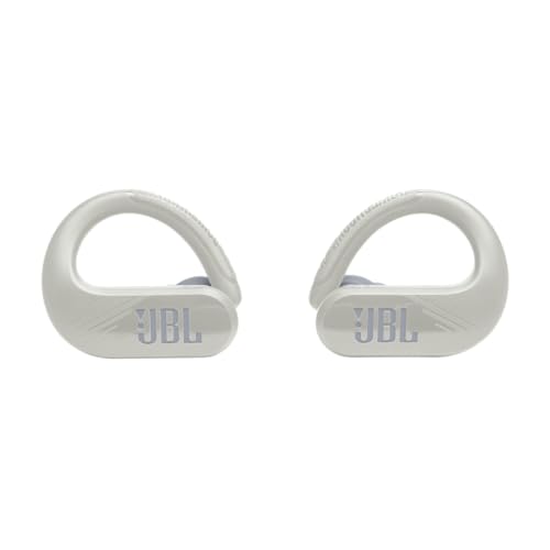 JBL Endurance Peak 3 - Dust and Water Proof (IP68) True Wireless Active Earbuds, Pure Bass Sound, Up to 50 Total Hours of Playback with Speed Charge, Ambient Aware & Talk Thru (White)