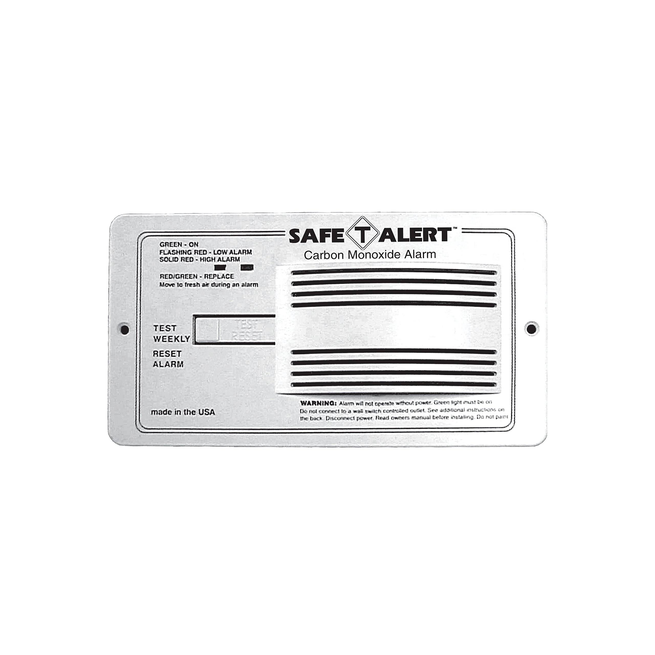 Safe-T-Alert 65-542-WT Carbon Monoxide Alarm Flush Mount