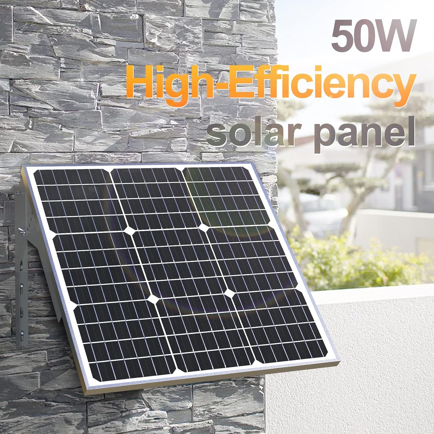 SOLPERK 50W/12V Solar Panel Kit, Solar Battery Trickle Charger Maintainer + Waterproof Controller + Adjustable Mount Bracket for Automotive Motorcycle Boat Marine RV Camping Roof