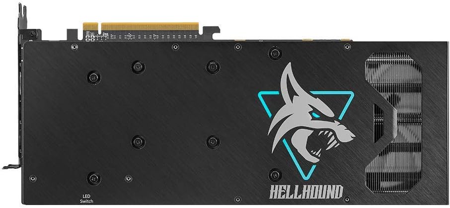 PowerColor Hellhound AMD Radeon RX 6700 XT Gaming Graphics Card with 12GB GDDR6 Memory, Powered by AMD RDNA 2, Raytracing, PCI Express 4.0, HDMI 2.1, AMD Infinity Cache