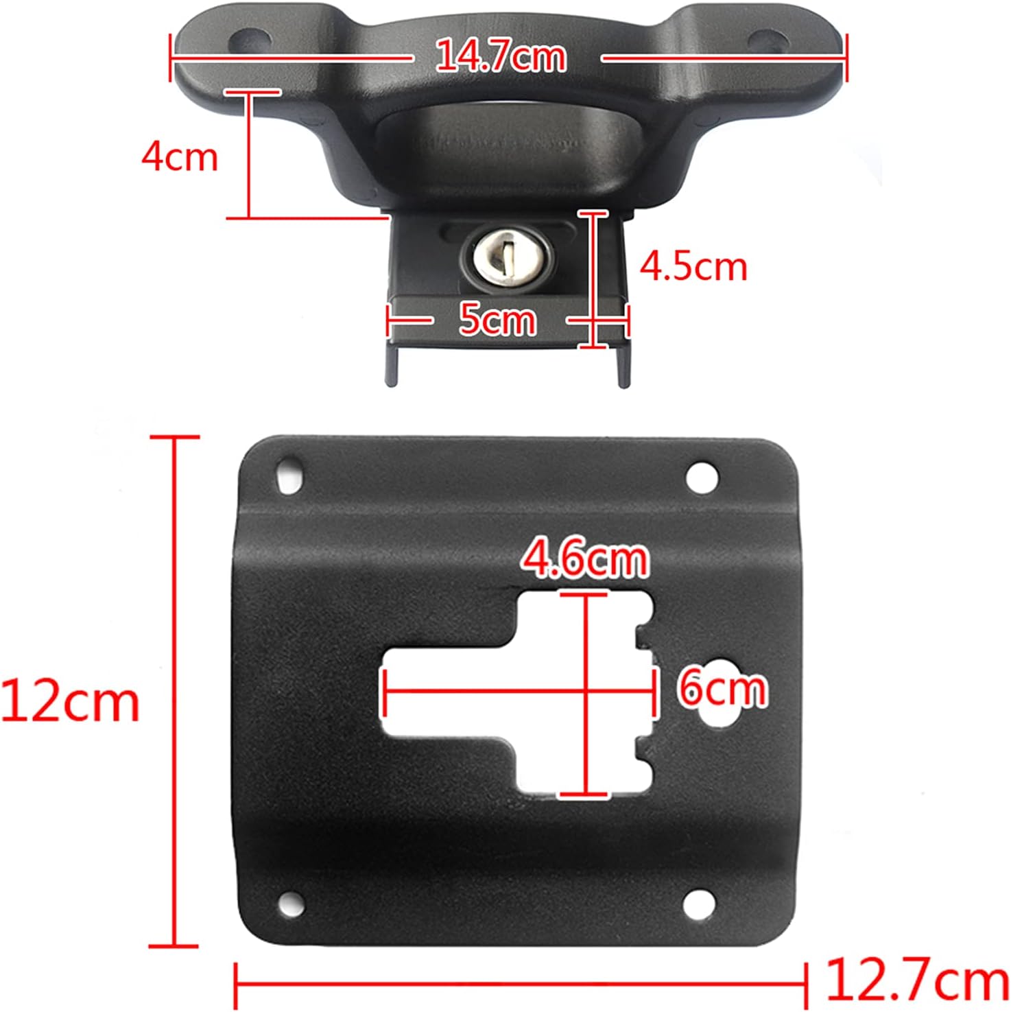 Wocch Tie Down Anchors Cleats Heavy Duty Boxlink Bed Tie Downs with Plates Brackets Anti-Theft Screws for Ford 2015-2021 F150 F250 F350 Pickup Truck Accesories