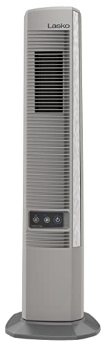 Lasko 42" Portable Outdoor Tower Fan with Bluetooth Technology for Decks, Patios and Porches with 4 Speeds, Night Mode, Internal Oscillation, Black, YF200, Large