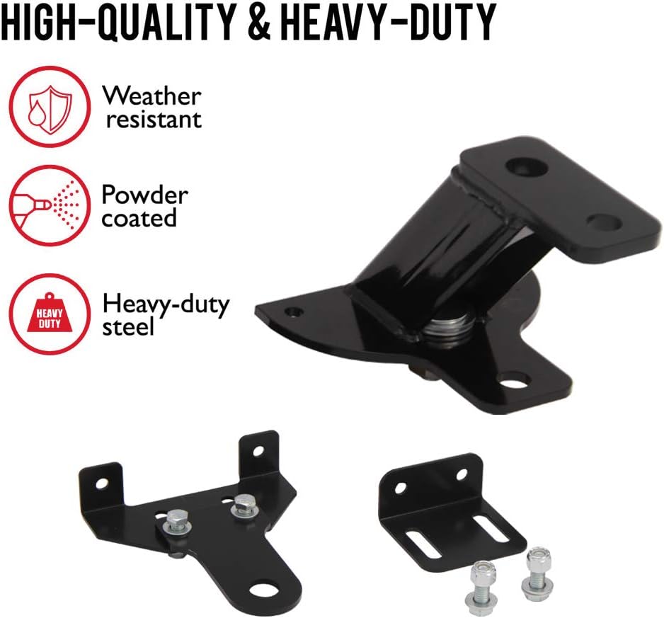 ELITEWILL Zero Turn Lawn Mower Trailer Hitch Receiver 5" Rise 3 Way Heavy Duty Universal Lawn Garden Tractor Towing Hitch Pack of 2