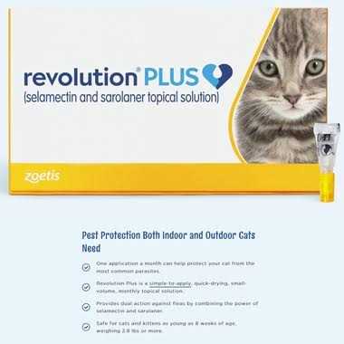 Revolution Plus Topical Solution for Cats - Pet Supplies online store