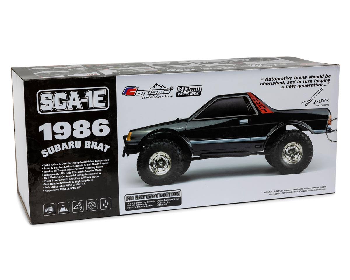 Carisma - SCA-1E 1/10 Scale Subaru Brat 4WD Scaler, RTR 313mm Wheelbase