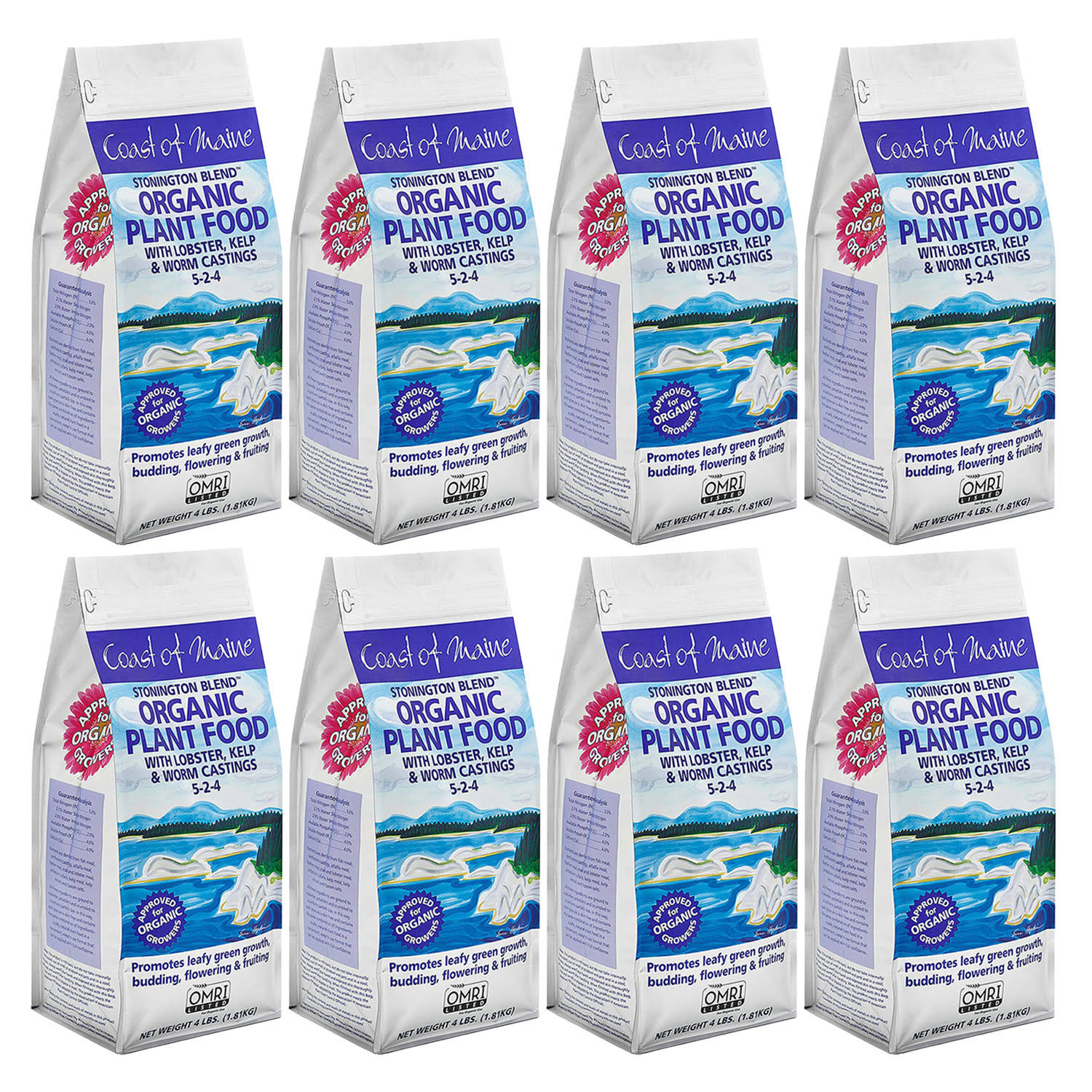 Coast of Maine Organic Stonington Blend Plant Food, 4 Pound Bag (8 Pack) at Spreetail (VMinnovations | VM Express)