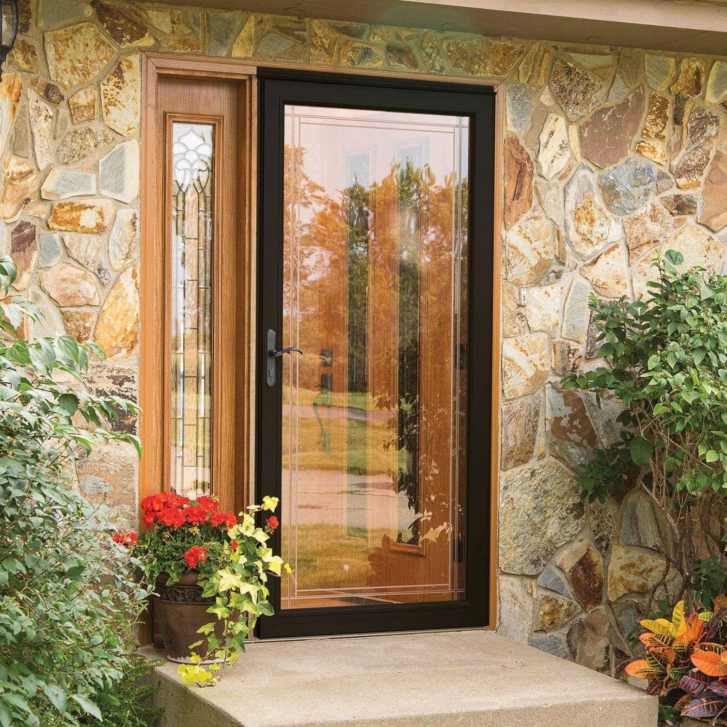Pella Select Matte Black Storm Door Matching Handleset 9136305