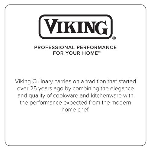 Viking Culinary 3-Ply Stainless Steel Cookware Set with Metal Lids, 5 Piece, Dishwasher, Oven Safe, Works on All Cooktops including Induction