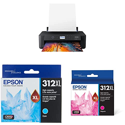 Epson Expression Photo HD XP-15000 Wireless Color Wide-Format Printer, Amazon Dash Replenishment Ready, Black, Large