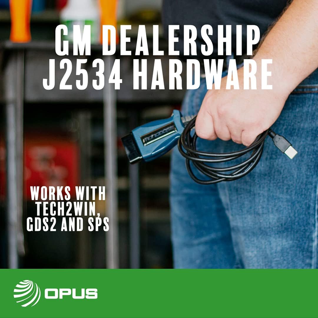 Mongoose-Pro GM J2534 Vehicle Interface Cable - OEM Reprogramming and Diagnostics on General Motors Vehicles