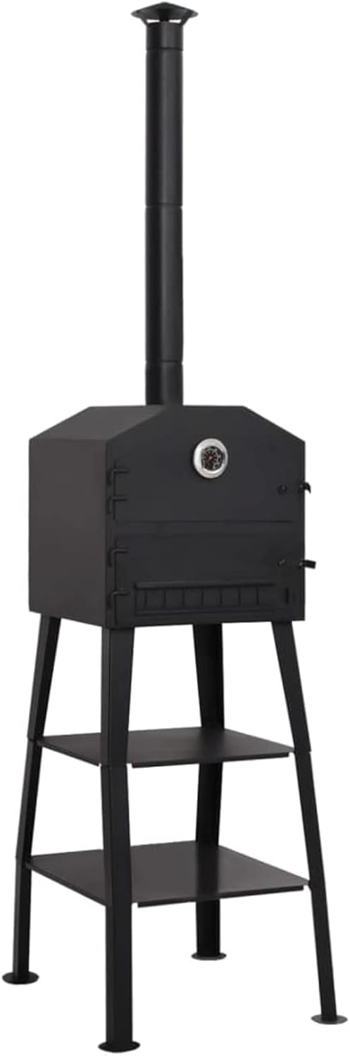 Outdoor Pizza Oven Charcoal Fired with 2 Fireclay Stones WE9927A